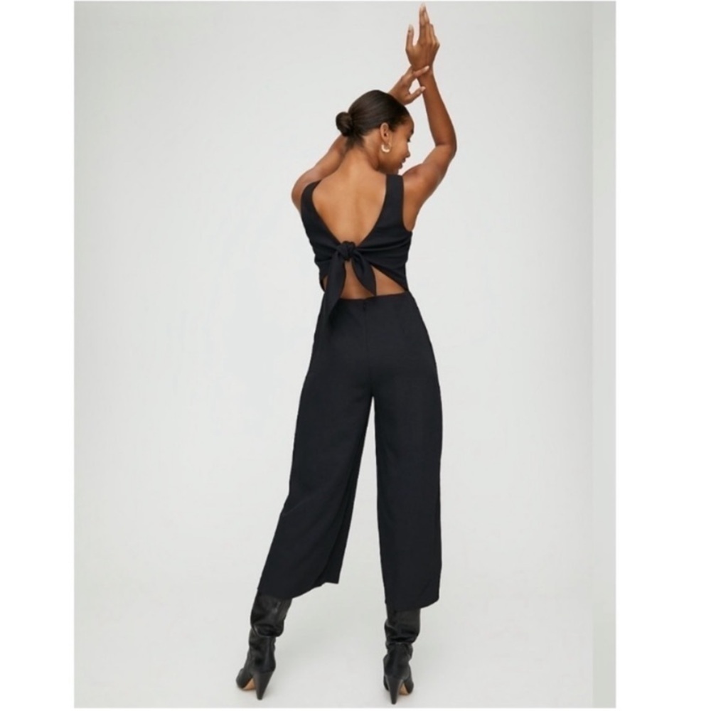 Wilfred Elegant Black Jumpsuit inseam 23.5 inch - Picture 5 of 10
